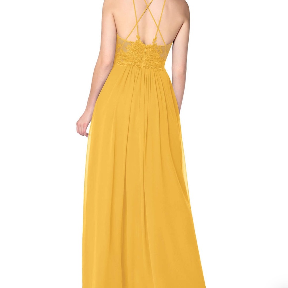 Azazie Ginger Allure Bridesmaid Dress - daffodil NEW